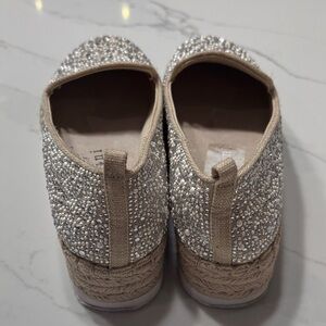 Gianni Bini Silver Glitter Flats